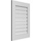 Ekena Millwork Vertical Surface Mount PVC Gable Vent: Functional, w/ 3-1/2"W x 1"P Standard Frame, 22"W x 30"H GVPVE22X3001SF - alternate 3